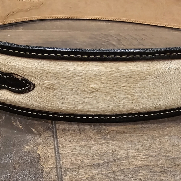 Men's Hecho En Mexico Leather Belt Size 42 - Picture 5 of 10